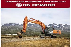 Аренда экскаваторов  Hitachi,  Komatsu,  Caterpillar.  Город Уфа